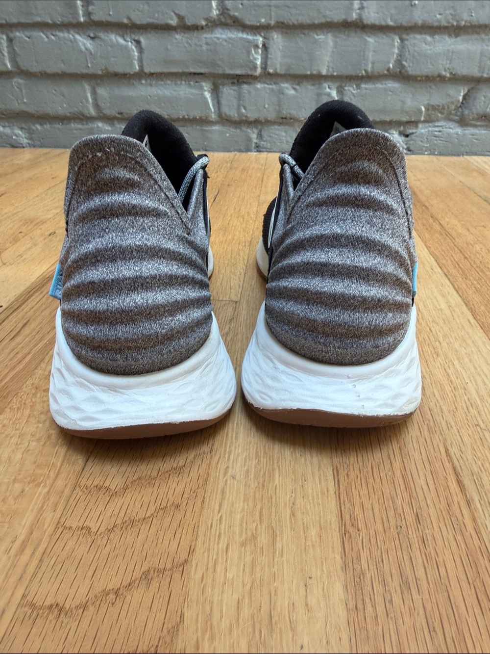 New Balance Black and Gray Athletic Sneakers - Fresh Foam ROAV - Picture 8 of 11
